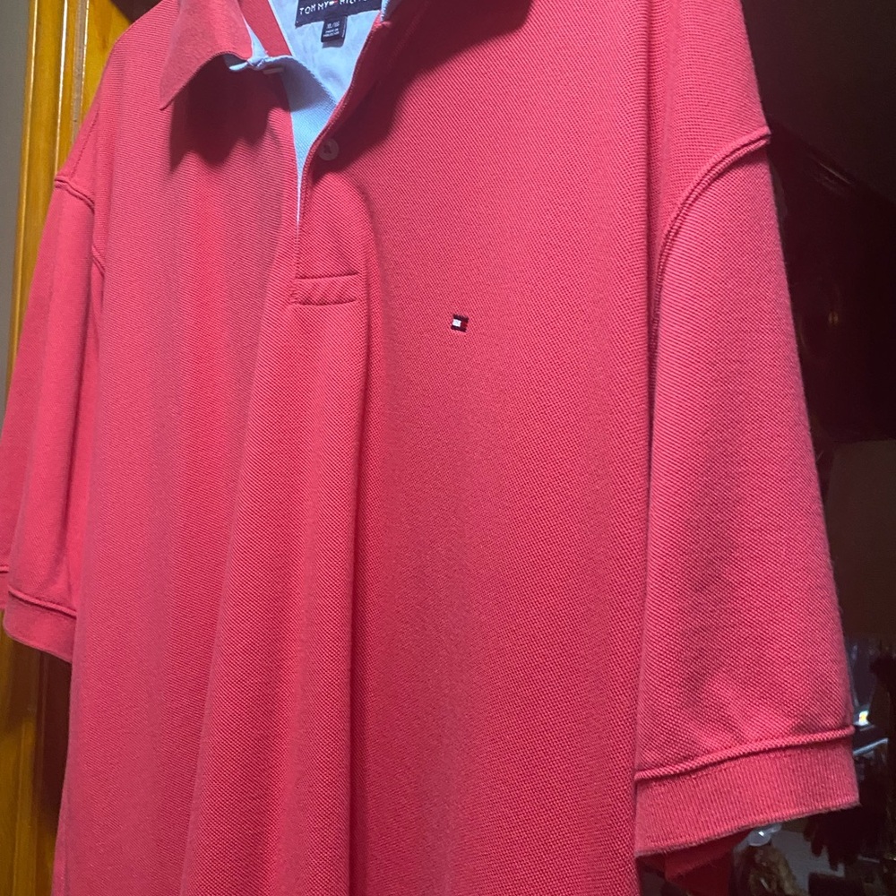 Tommy Hilfiger Red Polo Shirt